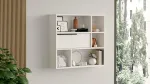 Seinariiul, Hanah Home, ON5, valge, 90,1 x 81 x 22