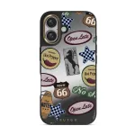 Open Late - iPhone 16 Case, Elite Mirror Dark (MagSafe) / Gold