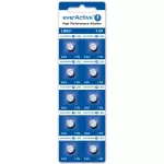 Patareid &ndash; everActive G1 leelispatareid LR621 1,5 V nupupatareid, 10 tk.
