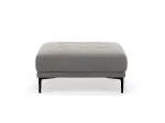 Velvet Pouf, "Lazio", 1 Seat, 100x70x46 Made in Europe
