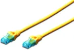 CAT 5e U-UTP &uuml;henduskaabel, PVC, 0,25 m, kuldne