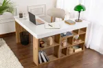 &Otilde;pilaud, Hanah Home, valge Atlandi m&auml;nd, 130 x 72 x 120