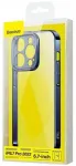 "Glitter Transparent Case + Tempered Glass iPhone 14 Pro" Blue