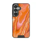 Retro Glow - Samsung Galaxy S25 Plus Case, Elite Dark (Magnetic) / Silver