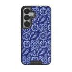 Lisboa - Samsung Galaxy S25 Plus Case, Elite Dark (Magnetic) / Silver
