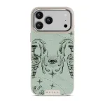 Aquarius - iPhone 17 Pro Max Case, Elite Light (MagSafe) / Silver / Turquoise