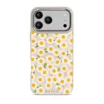 Pure Bliss - Daisy iPhone 17 Pro Max Case, Elite Light (MagSafe) / Silver