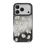 Snooze - iPhone 17 Pro Case, Elite Mirror Dark (MagSafe) / Silver