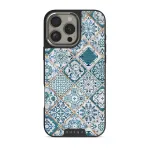 Tropical Oasis - Ornament iPhone 16 Pro Max Case, Elite Dark (MagSafe) / Silver