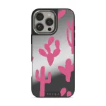 Serenade - iPhone 16 Pro Case, Elite Mirror Dark (MagSafe) / Silver