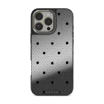 Provocation - iPhone 16 Pro Case, Elite Mirror Dark (MagSafe) / Silver