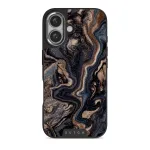 Enchanted Mirror - Marble iPhone 16 Plus Case, Elite Dark (MagSafe) / Silver