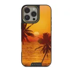 Golden Sky - iPhone 16 Pro Case, Elite Dark (MagSafe) / Gold