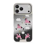 Cloud Hopping - iPhone 17 Pro Max Case, Elite Mirror Light (MagSafe) / Silver