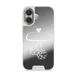 City Lights - iPhone 16 Case, Elite Mirror Light (MagSafe) / Silver