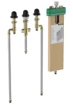 Hansgrohe kinnitusdetailid &ndash; aluskorpus 4 avaga vanniserva kinnitamiseks 13440180