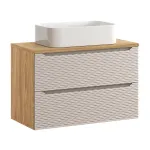 90 cm m&ouml;&ouml;blikomplekt koos lauaplaadiga ja lauaplaadile paigaldatava valamuga &bdquo;Kati&ldquo; set-ocb b 90 cm s un kati wh