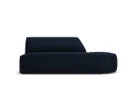 Velvet Right Modular Sofa, "Siena", 2 Seats, 181x93x69 Made in Europe