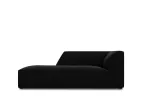 Velvet Chaise Longue Left, "Siena", 1 Seat, 93x181x69 Made in Europe