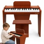 SUPRIMO KID PIANO 1 WOOD &ndash; mini-klaver, m&otilde;eldud