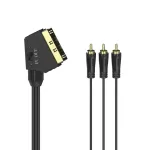 00205156 RCA/SCART AV-kaabel [3x RCA-pistik (phono)