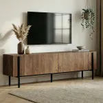 TV-alus, Hanah Home, Kafkas tamm, must, 180 x 45 x 30