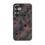 Volcanic Garden - Samsung Galaxy S25 Case, Elite Dark (Magnetic) / Silver