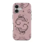 Scorpio - iPhone 17 Case, Elite Dark (MagSafe) / Silver / Pink
