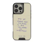 May We Always - iPhone 16 Pro Case, Elite Dark (MagSafe) / Silver