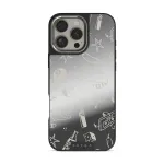 Essentials - iPhone 16 Pro Max Case, Elite Mirror Dark (MagSafe) / Silver