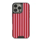 Strawberry Jam - iPhone 16 Pro Case, Elite Dark (MagSafe) / Silver