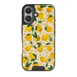 Lemon Juice - iPhone 16 Plus Case, Elite Dark (MagSafe) / Silver