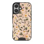 Sunday Brunch - Flowers iPhone 16 Case, Elite Dark (MagSafe) / Silver