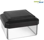 &bdquo;GreenBlue&ldquo; p&auml;ikeseenergiaga t&ouml;&ouml;tav LED-latern postile, 60&times;60, &uuml;mbrikukujulise varjuga (GB126)