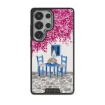 Milos - Samsung Galaxy S25 Ultra Case, Elite Dark (Magnetic) / Silver