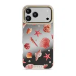 Seashells - iPhone 17 Pro Max Case, Elite Mirror Light (MagSafe) / Gold