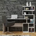 &Otilde;ppelaud, Hanah Home, valge, 130 x 70 x 40, cm