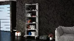 Raamaturiiul, Hanah Home, valge, 46,8 x 170 x 21,3 cm