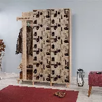 Esiku nagihoidja, Hanah Home, Sonoma tamm, 135 x 192 x 36, cm