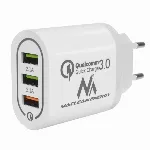Universaalne 3xUSB kiirlaadija Maclean MCE479W