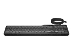 "HP 405 mitme seadme taustavalgustusega juhtmega klaviatuur SmartBuy"
