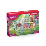 Schleich BAYALA s&auml;rav lillemaja &uuml;he sarvega olenditega, tiigi ja hobusetalliga