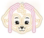 Forever Light dekoratiivne LED-neonvalgusti &bdquo;Paw Patrol &ndash; Skye&ldquo;