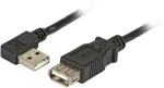 "EFB USB 2.0 pikenduskaabel A (kumer) - A, St-Bu, 1,0 m, must, Classic"