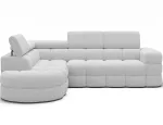 The Carmenn corner sofa is a modern and functional sofa for the living room, combining an impressive modular form with high everyday comfort. With dimensions of 256x220x75-102 cm, this model works perfectly in a spacious relaxation area, offering a c ...