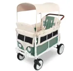Neljakohaline jalutusk&auml;ru-vagunike WonderFold VW4 Volkswagen, Sage Green