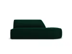 Velvet Right Modular Sofa, "Siena", 2 Seats, 181x93x69 Made in Europe