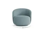 Swivel Armchair, "Savona", 1 Seat, 86x83x76.5 Made in Europe