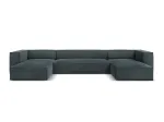 Panoramic Sofa, "Turin", 6 Seats, 375x173x68 Made in Europe