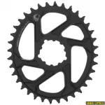 Esiratta hammasratas SRAM X-SYNC 2 Oval 36T Direct Mount 6 mm nihkega, alumiiniumist, Eagle Black